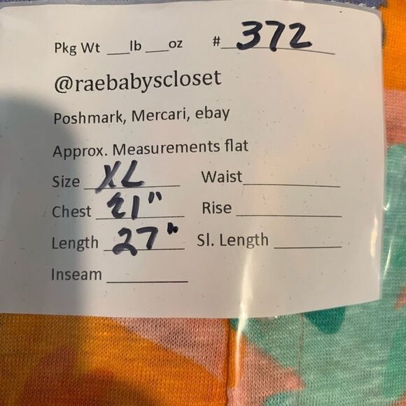 Joie 100% Linen Tropical Print Knit Button Back Top Size XL - Picture 9 of 10